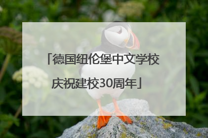 德国纽伦堡中文学校庆祝建校30周年
